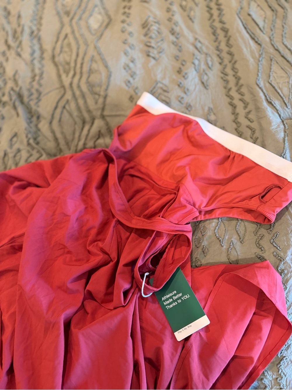 HALARA Red High-Low Racerback Swing Dress - Picture 4 of 5